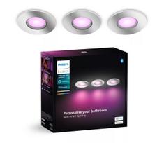 Philips-KOMPLEKTAS 3x LED RGBW Dimbare Badkamer lempa Hue XAMENTO 1xGU10/4,2W IP44
