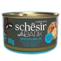SCHESIR After Dark Vištienos filė su putpelių kiaušiniu sultinyje - šlapias kačių maistas - 80g