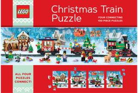 Dėlionė LEGO Christmas Train Puzzle, 4x100 det.