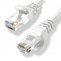 Kabelio eterneto kabelis u/utp 5e rj45 / rj45 10 m baltas internetas