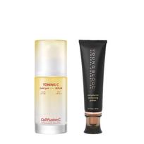 Švytinčios ir skaisčios odos rinkinys: Skaistinantis serumas „Toning C Dark Spot" ir Makiažo bazė “Complexion Correcting Primer”