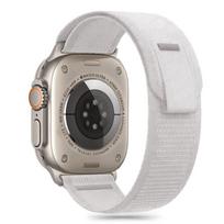 Pilkos spalvos tekstilinis dirželis "Tech-Protect Nylon Stripe" laikrodžiui Apple Watch 6 / 7 / 8 / 9 / 10 / 11 / SE / ULTRA (44 / 45 / 46 / 49 MM)