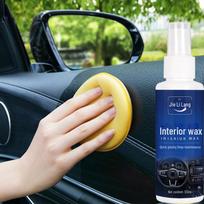 Automobilio salono priežiūros rinkinys: Prietaisų skydelis ir prietaisų skydelis Vaškas, plastiko ir odos atnaujinimas, dengimas, poliravimas, priežiūros agentas. 120ml