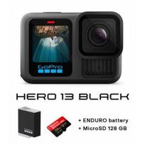 GOPRO HERO13 Black + MicroSD 128GB + Enduro Battery sporto kamera CHDHX-131-RW  / SD128GB / AEBAT-001
