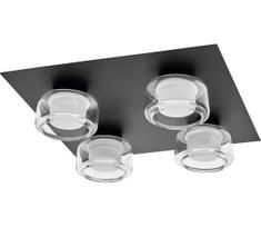 Ledvance -LED lubinis vonios šviestuvas ORBIS FLAME 4xLED/5,5W/230V IP44 juoda