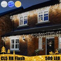 500 LED girlianda varvekliai STANDART PLIUS RB FLASH CL5 : LED lempučių spalva - Šiltai Balta (WW)