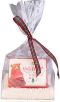 Dovanų rinkinys HELLO WINTER (avies pieno muilas+plaušinė), 100 g