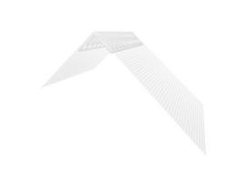 PVC kampinis profilis su tinkleliu, Baumit CORNER, 2,5m