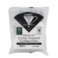 CAFEC Abaca Kavos filtrai, 01 dydis, 100 vnt. popierinis.