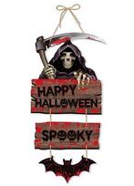 Helovino durų dekoracija Spooky, įvairių spalvų