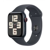 Apple Watch SE 2 GPS + Cellular 44mm Sport Band M/L, midnight (MXGM3ET/A)