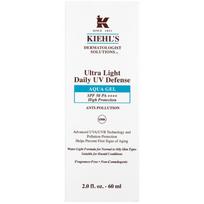 Kiehl's Dermatologist Solutions Ultra Light Daily UV Defense Aqua Gel SPF 50 PA++++ itin plono sluoksnio apsauginis fluidas visų tipų odai, įskaitant jautrią SPF 50+ 60 ml
