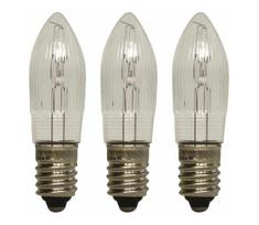 Markslöjd 8264 - KOMPLEKTAS 3x Didelio-našumo Kalėdų lemputė TOPPLAMPA E10/3W/55V