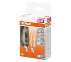 KOMPLEKTAS 2x LED elektros lemputė FILAMENT B35 E14/4W/230V 4000K - Osram