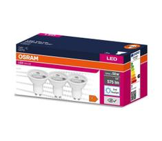 KOMPLEKTAS 3x LED elektros lemputė PAR16 GU10/6,9W/230V 6500K - Osram