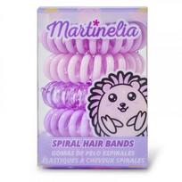 Martinelia Plaukų gumytės vaikams Spiral Hair Bands 5 vnt., Purple