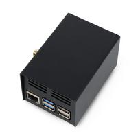 Dėklas, skirtas HiFiBerry ir Raspberry Pi 5 - plienas - juodas