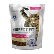 Ėdalas suaugusioms katėms, papildytas vištiena PERFECT FIT, 750 g