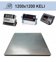Platforminės svarstyklės Keli 1200x1200 mm su svėrimo indikatoriumi CWBR22
