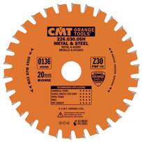 Pjovimo diskas metalui CMT 226; 136,5x1,5x20; Z30; 0°