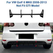 1vnt juodas galinio buferio difuzoriaus skirstytuvo spoileris, tinkamas VW Golf 6 MK6 2008-2013 NETINKA GTI modeliui