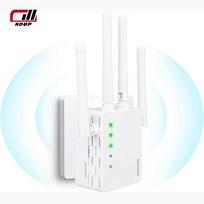 NDUP naujausias 1200Mbps WiFi signalo plėtiklis – aprėptis iki 9500 kv.. ft., kartotuvas su WAN/LAN prievadu, puikiai tinka naudoti namuose!