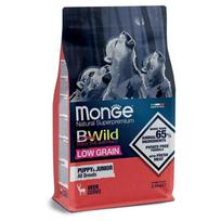 Monge BWILD Puppy&Junior Deer sausas pašaras šuniukams, elniena; 2.5kg, 12kg