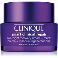 Clinique Smart Clinical™ Repair Overnight Recovery Cream + Mask drėkinamasis naktinis kremas ir kaukė regeneracijai ir odai atnaujinti 50 ml