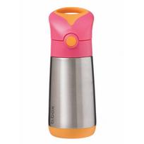 b.box Thermos Mini termosas su šiaudeliu Pink Orange 350 ml