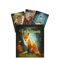 KNYGA Schiffer Publishing Lenormand of Enchantment kortos