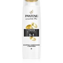 Pantene Pro-V Active Nutri Plex Thick&Strong šampūnas silpniems ir pažeistiems plaukams „trys viename“ 325 ml