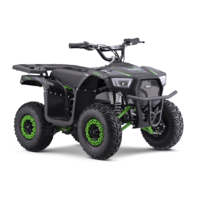vaikiškas akumuliatorinis keturatis OUTLANDER ATV- 13EA Žalias
