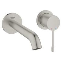 Grohe Essence New 19408DC1 supersteel spalvos, potinkinis praustuvo maišytuvas, snapas 183mm