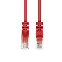 UTP patch kabelis PVC CAT5e 0.5m (raudonas)