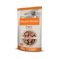 NATURE'S VARIETY MINI konservai mažų veislių šunims su jautiena 8x150g