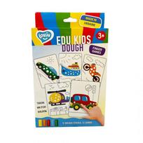 Kūrybinis rinkinys Modelinas - Plastilinas rinkinys Play Dough Edu kids - Pirštų žaidimai Transport
