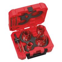 BIG HAWG™ DAUDZFUNKCIONĀLO GREDZENZĀĢU KOMPLEKTS, BIG HAWG MULTI MAT. HOLESAW SET - 10PC, 4932464939 MILWAUKEE