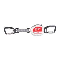 IZVELKAMA DROŠĪBAS ŠTROPE AR KARABĪNĀĶI, 2.2 KG QUICK-CONNECT RETRACTABLE TOOL LANYARD - 1PC, 4932472106 MILWAUKEE