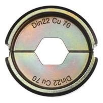 PRESES VEIDNES DIN STANDARTS, VARA, DIN22 CU 70 - 1 PC, 4932451748 MILWAUKEE