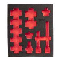 3/4″ SHOCKWAVE™ IMPACT DUTY PUTU IELIKTŅI, 3/4" SOCKETS DEEP FOAM SET 1 (12 PC), 4932493398 MILWAUKEE