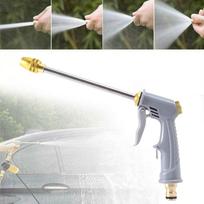 Nerūdijančio plieno aukšto slėgio vandens žarnos antgalis ilgas purškimo antgalis sodo žarna automobilio plovimui One Size pilka