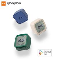 XIAOMI Qingping Bluetooth žadintuvas Smart Control Temperatūros drėgmės ekranas LCD ekranas Reguliuojamas nakties apšvietimas Darbas su Mijia programa balta