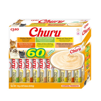 INABA Churu Variety box Chicken - skanėstas katėms - 60 x 14g