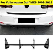 1vnt juodas galinio buferio difuzoriaus skirstytuvo spoileris, tinkamas VW Golf 6 MK6 2008-2013 NETINKA GTI modeliui