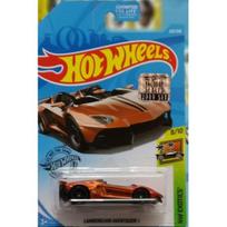 Hot Wheels Mainline 2019 Super Treasure Hunt Modeliukas Lamborghini Aventador J US Card STH with Card Protector Factory Sealed