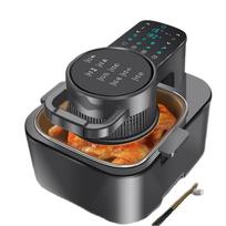 Nauja Visual Air Fryer Home Protinga didelės talpos 9L automatinė išmanioji orkaitėje integruota bulvių traškučių mašina juoda