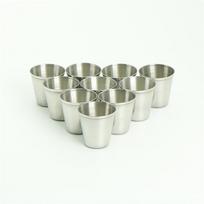 10 vnt. 30 ml nešiojamasis nerūdijančio plieno vyno gėrimo stiklinės Barware puodelis 30ml
