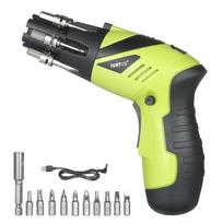 3,6 V įkraunamas belaidžio atsuktuvo rinkinys 1/4 colio pavara 6 N.m galios atsuktuvų rinkinys su 12Pcs žalia