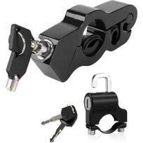 2 motociklo droselio ir šalmo užraktų pakuotė, AUCARAUTO motociklų ir šalmų apsaugos nuo vagystės tvirto lydinio užraktai, tinka 2 Pack Motorcycle Lock