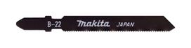 Siaurapjūklio pjūkleliai MAKITA B-22, 52/76 mm, T118A, HSS, metalui iki 3 mm, 5 vnt.